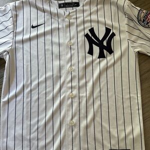 Derek Jeter #2 New York Yankees 2020 Hall of Fame Induction Jersey White Youth L